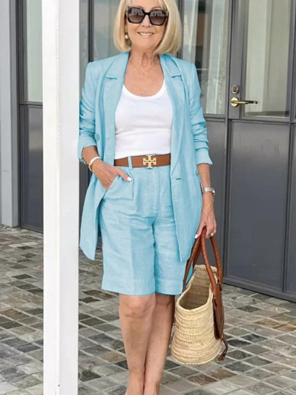 Chic Women's Linen Summer Outfit