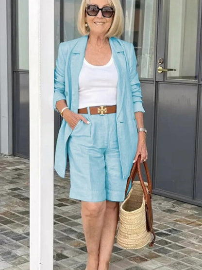Chic Women's Linen Summer Outfit