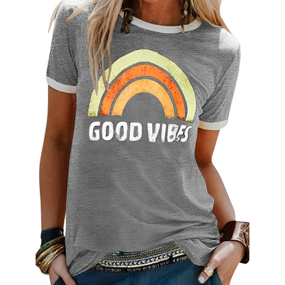 Classic Ladies Retro Graphic Tee Shirt