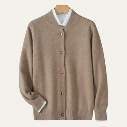 Luxury Men's Cashmere Button Cardigan Sweater