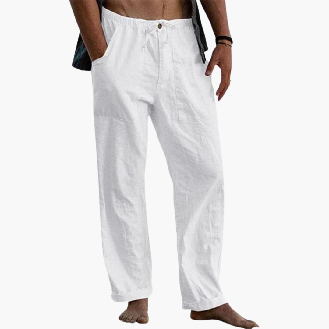 Comfortable Casual Mens Pants Loose Fit Waist