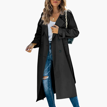 Classy Women's Belted Raincoat On Sale