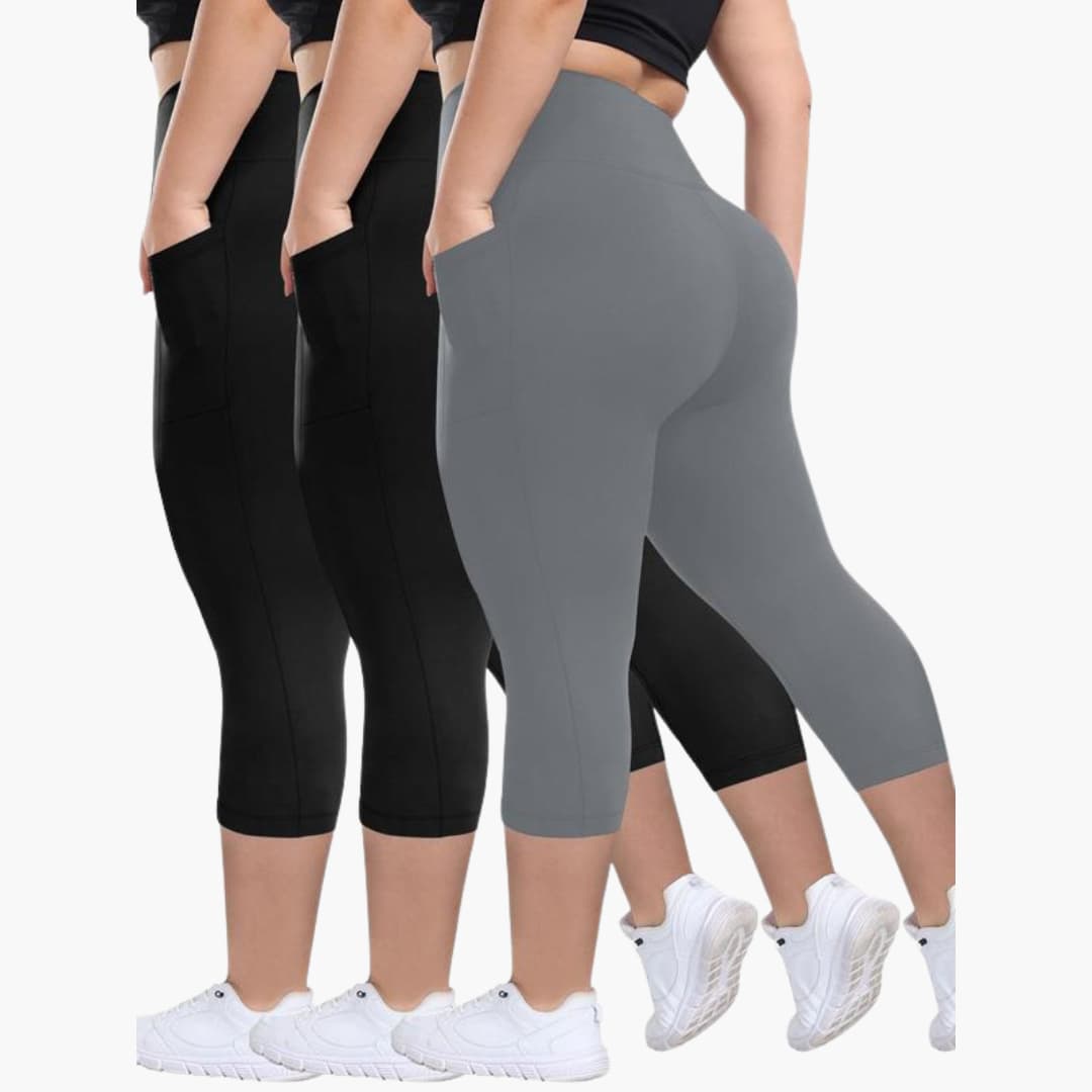 Comfortable High Waisted Women's Leggings Set