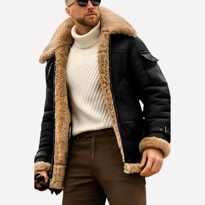 Classic Leather Flight Jacket