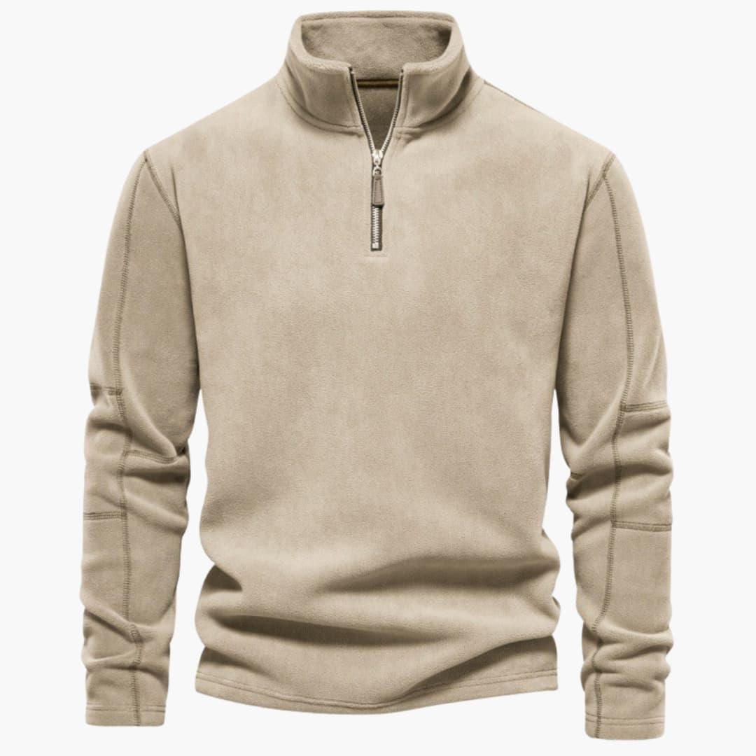Warm Men's Fleece Jacket with Cozy Inner Layer