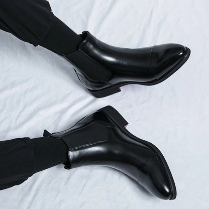 Classic Leather Mens Chelsea Ankle Boots