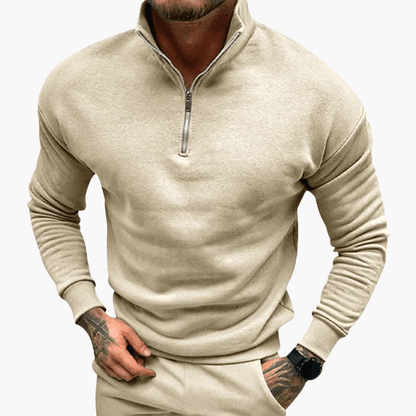 Soft Men's Fleece Zip-Up Jacket