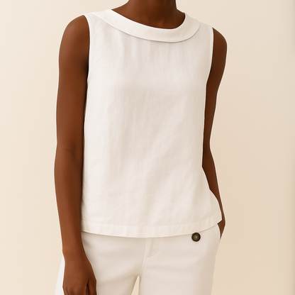 Trendy Tank Roll Neck Women's Top