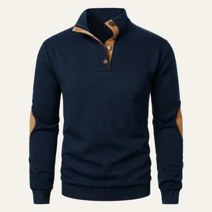 Classic Men's Collar Polo Knit Sweater