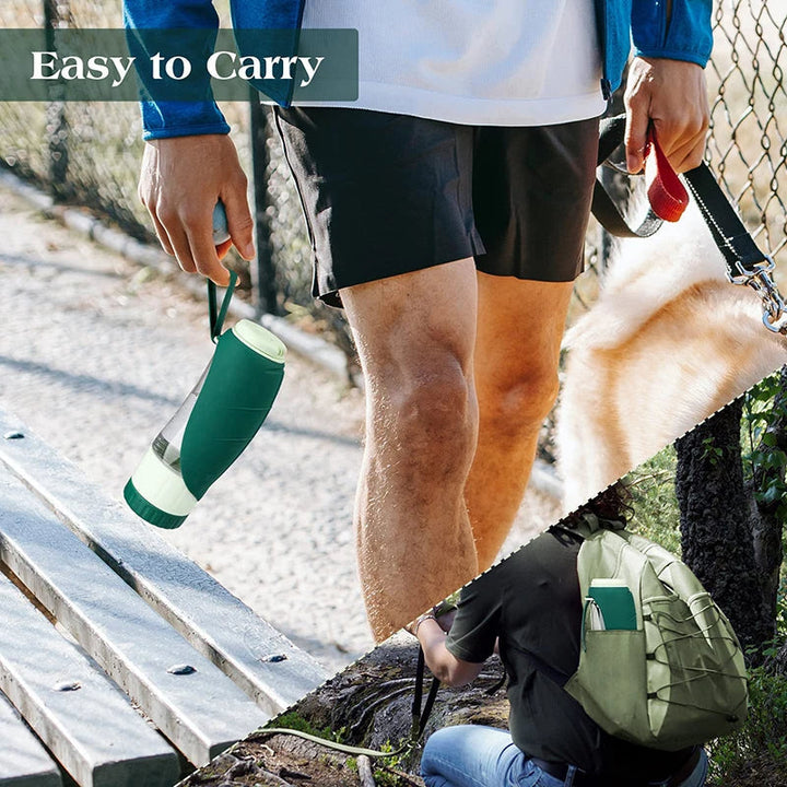 Collapsible Dog Travel Bowl and Water Bottle Set