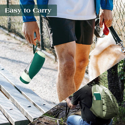 Collapsible Dog Travel Bowl and Water Bottle Set