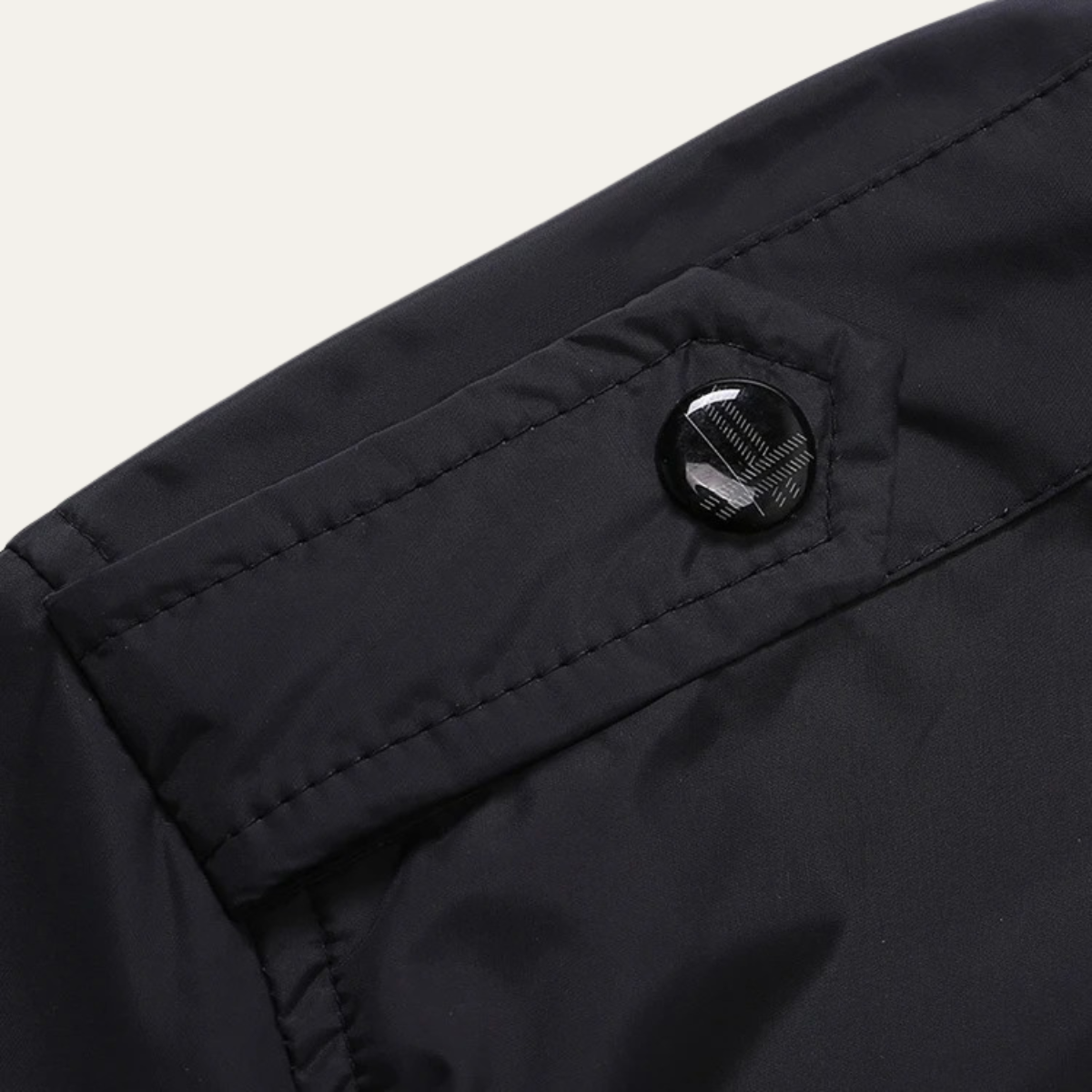 Slim Fit Men's Bomber Jacket with Stand Collar