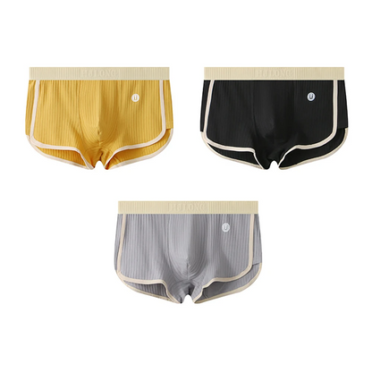 Slim Fit Boxer Briefs 3 Pack Men's Underwear Set