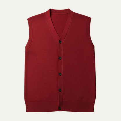 Stylish Men's Slim Fit Knit Vest