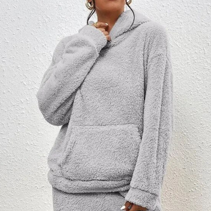 Comfy Oversized Hoodie with Pocket, Long Sleeve Design