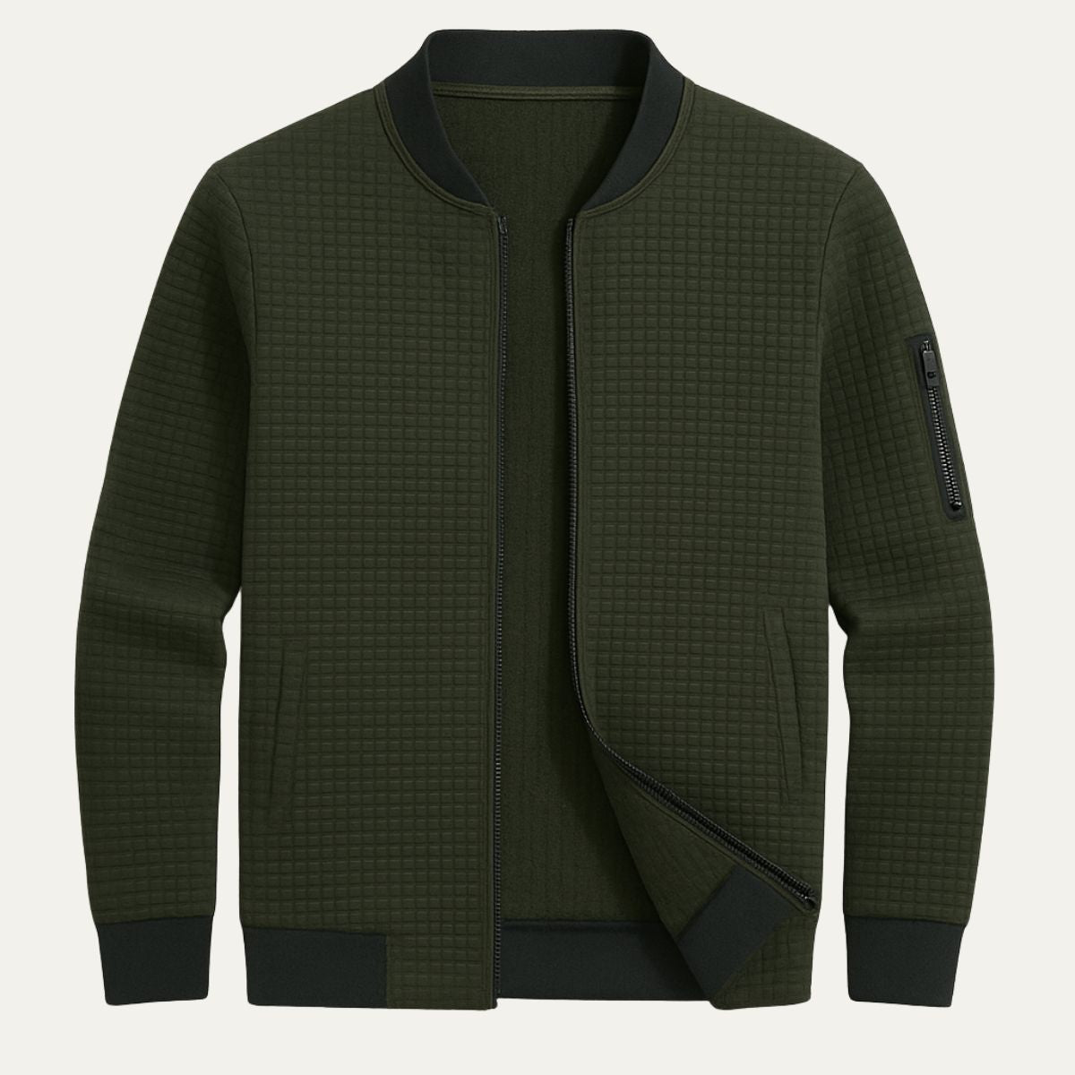 Classic Padded Zipper Jacket