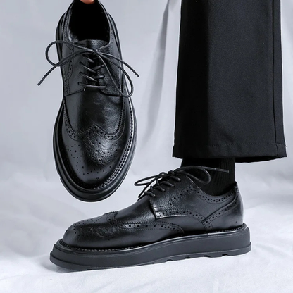 Luxury Mens Genuine Leather Oxford Shoes