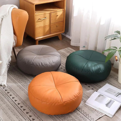 Soft Leather Japanese Inspired Pillow - Olytrend