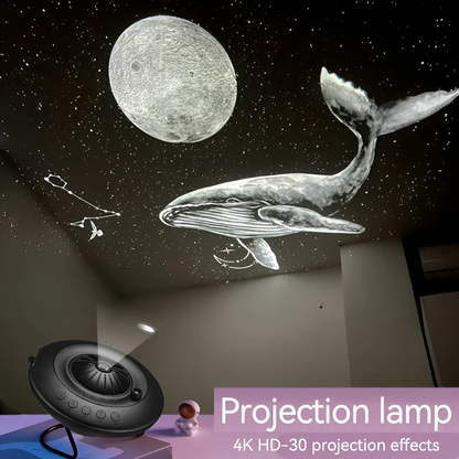Cosmic Star Projector with Colorful Lighting Effects