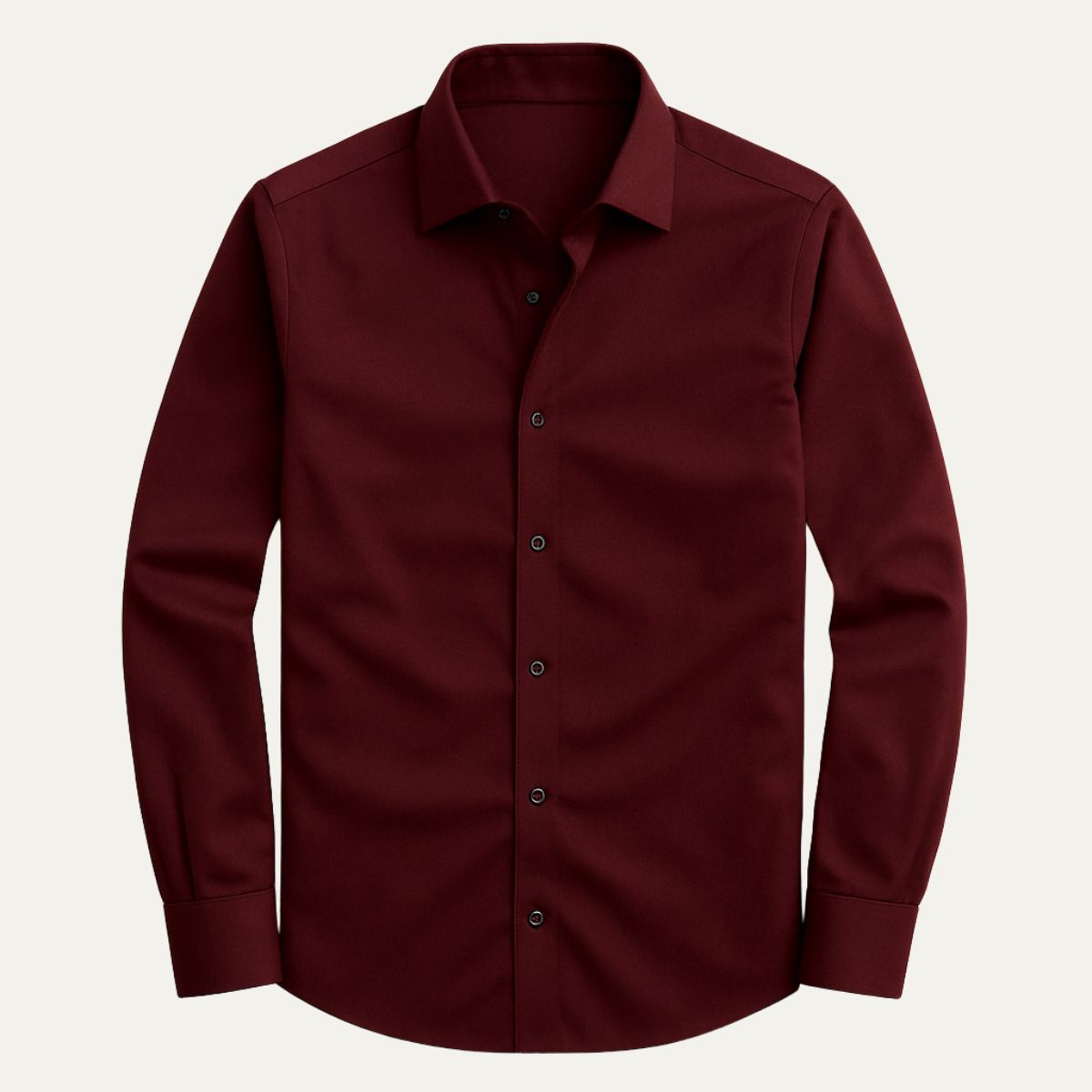 Luxury Silk Blend Men's Dress Shirt