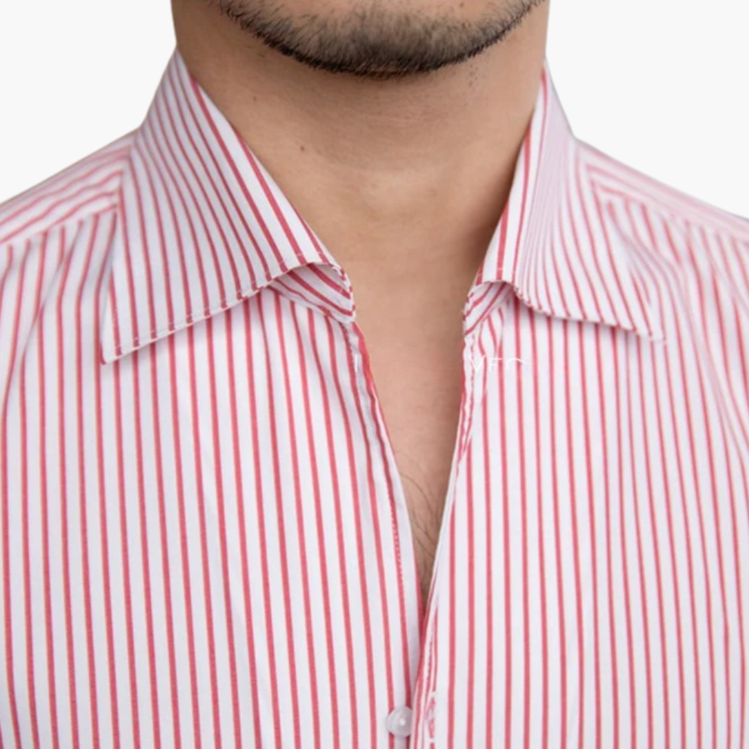 Classic Casual Shirt with Contrasting Trim
