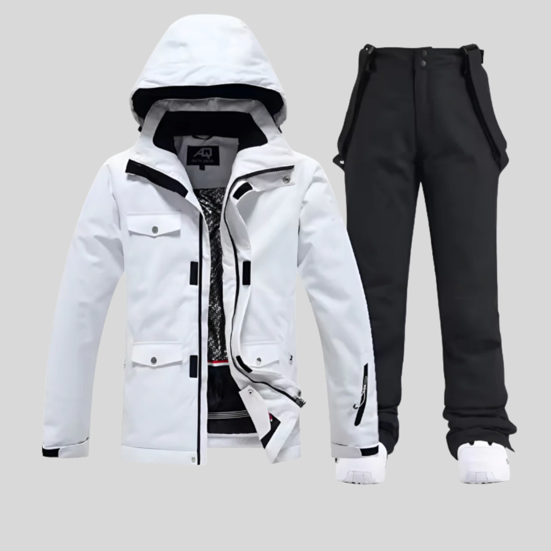 Warm Waterproof Ski Suit Women's Snow Jacket Pants Set