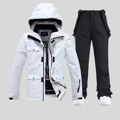 Warm Waterproof Ski Suit Women's Snow Jacket Pants Set