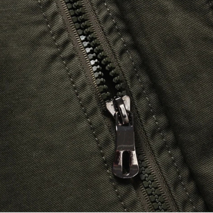 Rugged Mens Military Style Cargo Coat