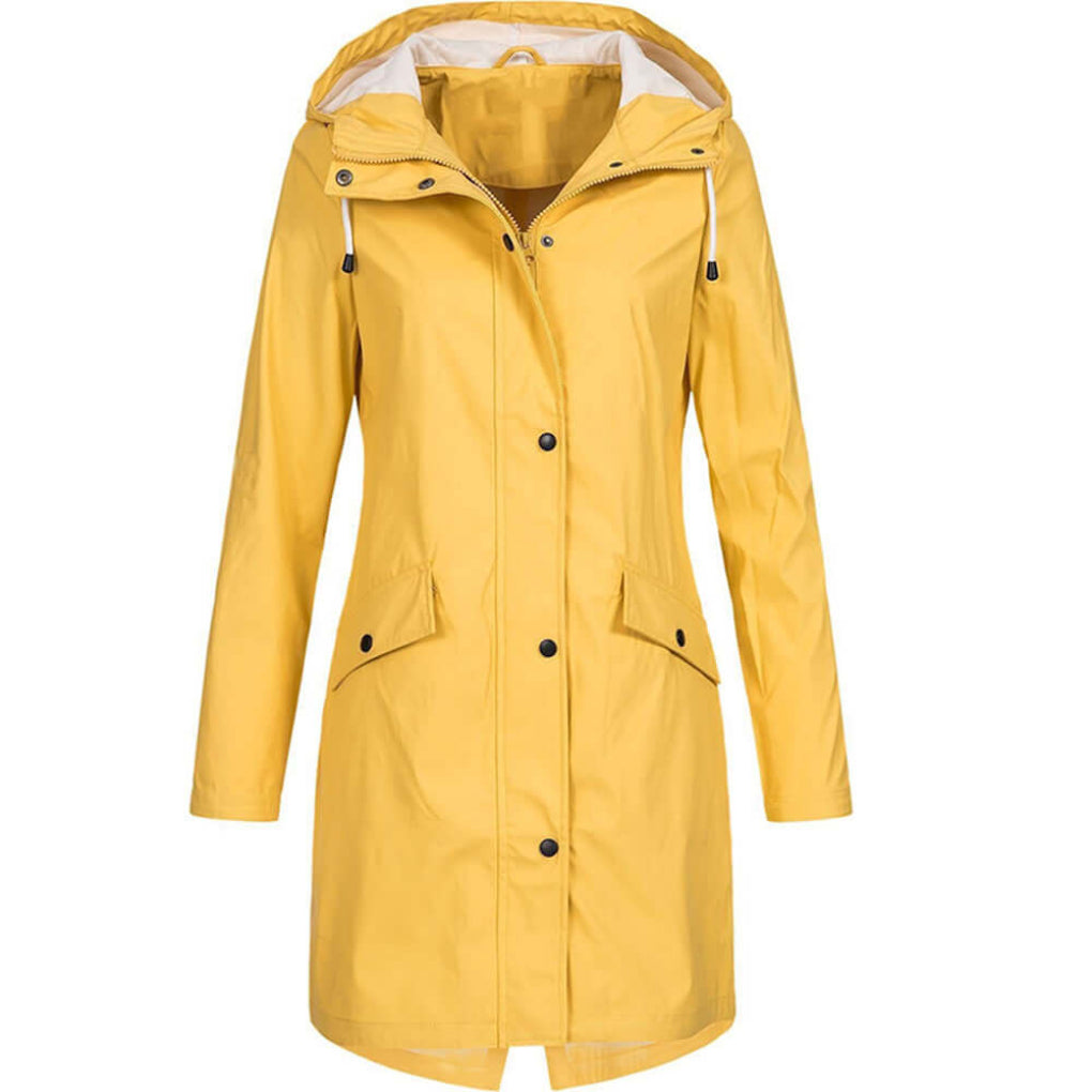 Ladies Classic Water Resistant Parka Coat