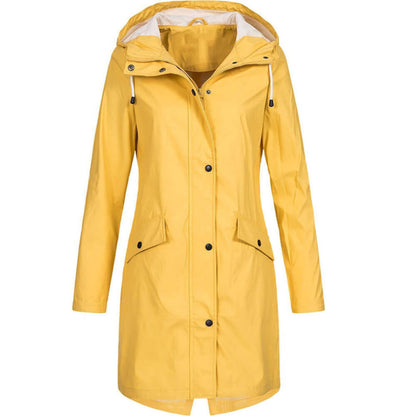 Ladies Classic Water Resistant Parka Coat
