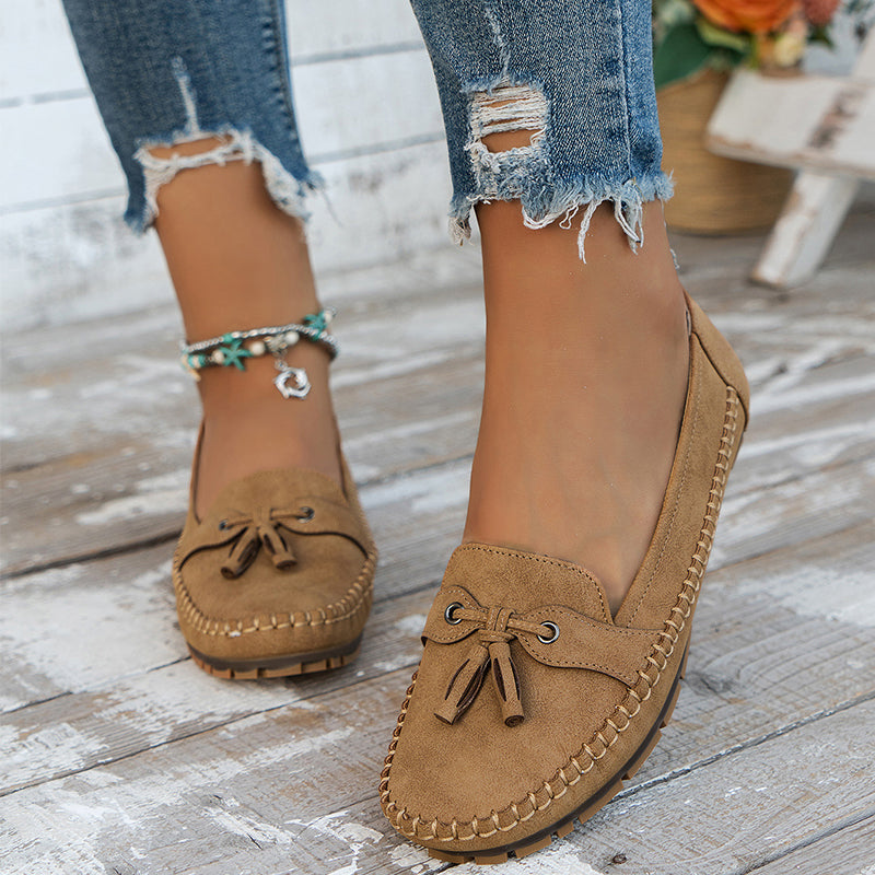 Timeless Leather Slip On Shoes