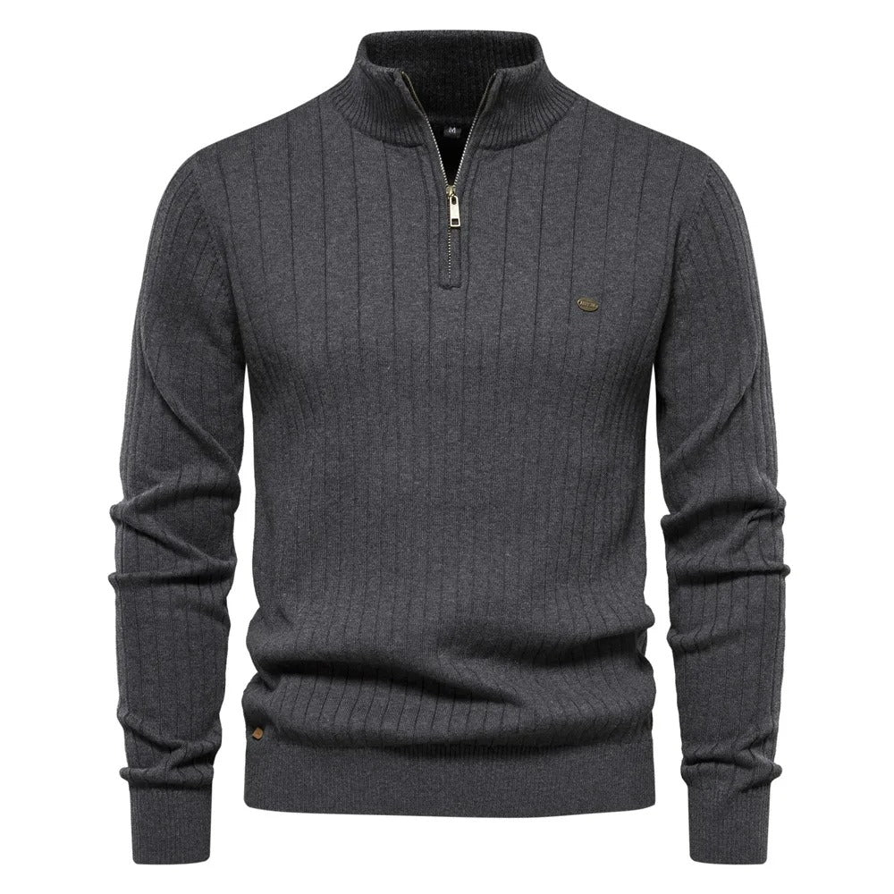 Louis | Men's Classic Crew Neck Knit Sweater - Nocini