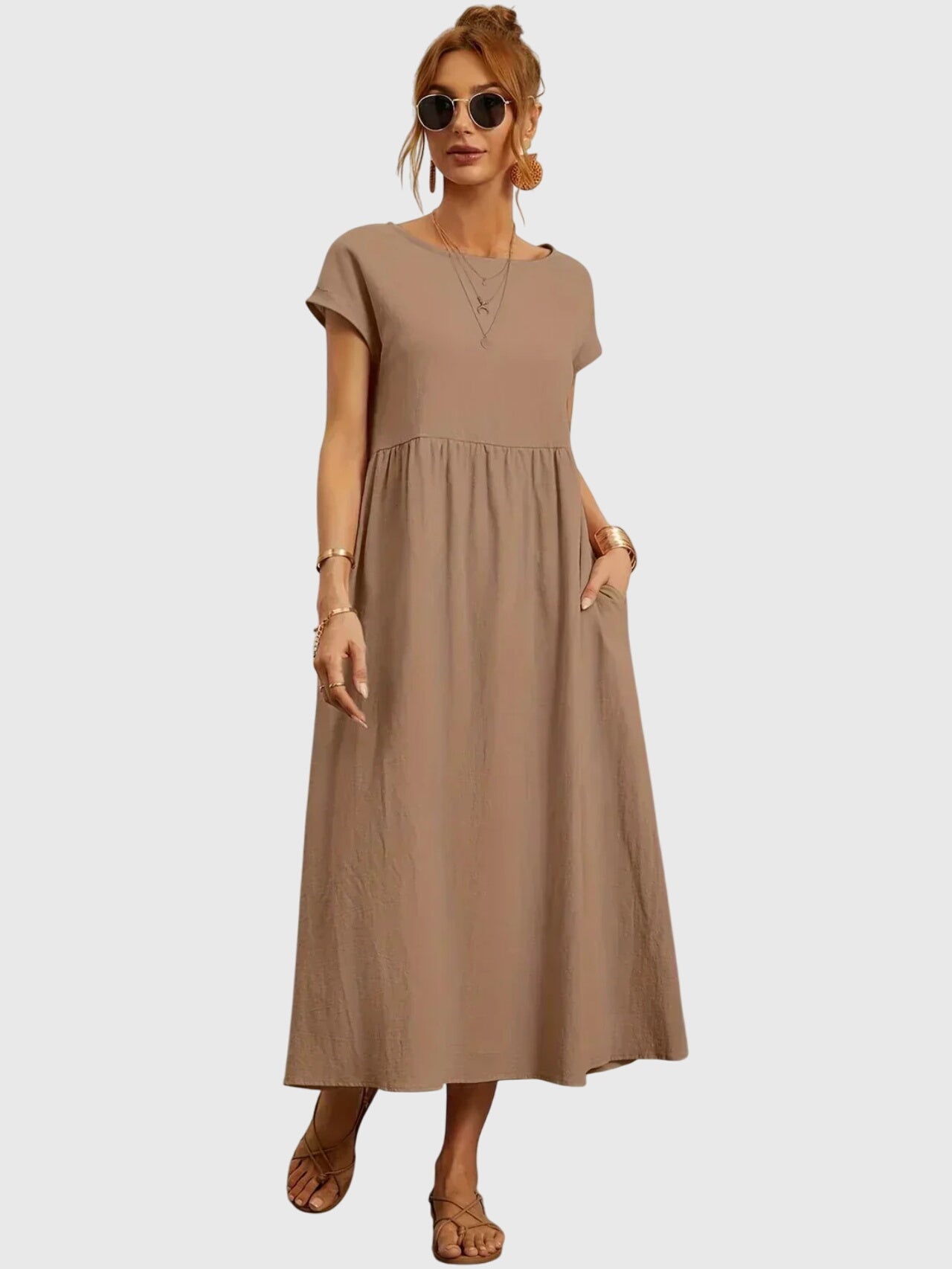Elegant Pocket Dress for Women Everyday