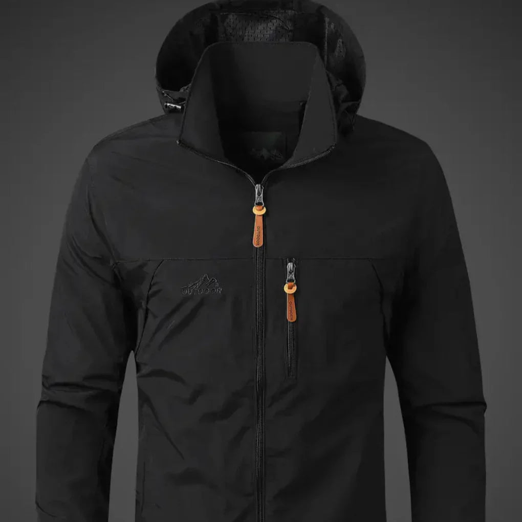 Breathable Men's Rain and Wind Jacket
