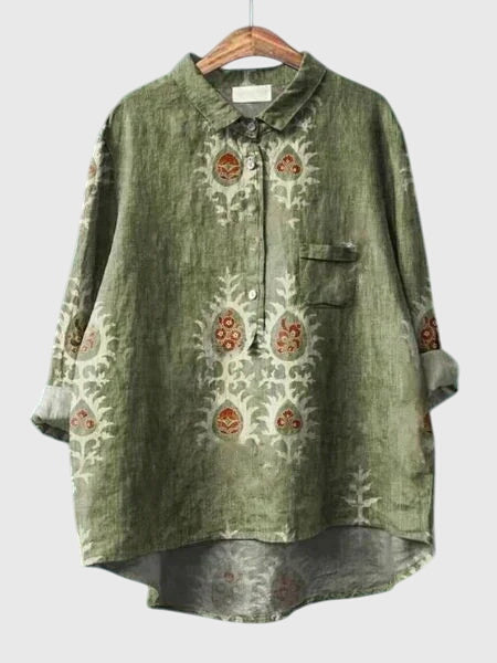 Pretty Floral Lightweight Women's Blouse