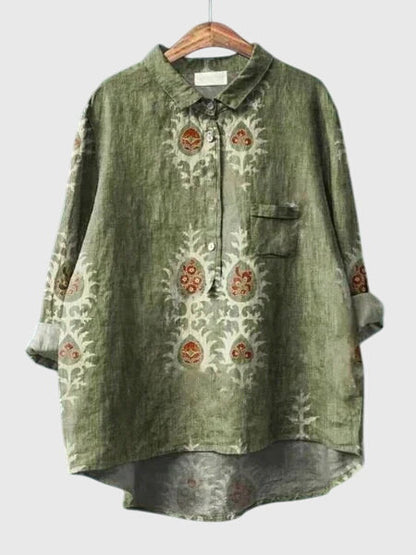 Pretty Floral Lightweight Women's Blouse