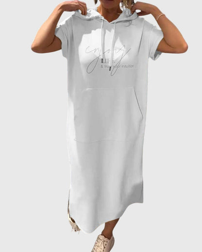 Relaxed Fit Hooded Dress
