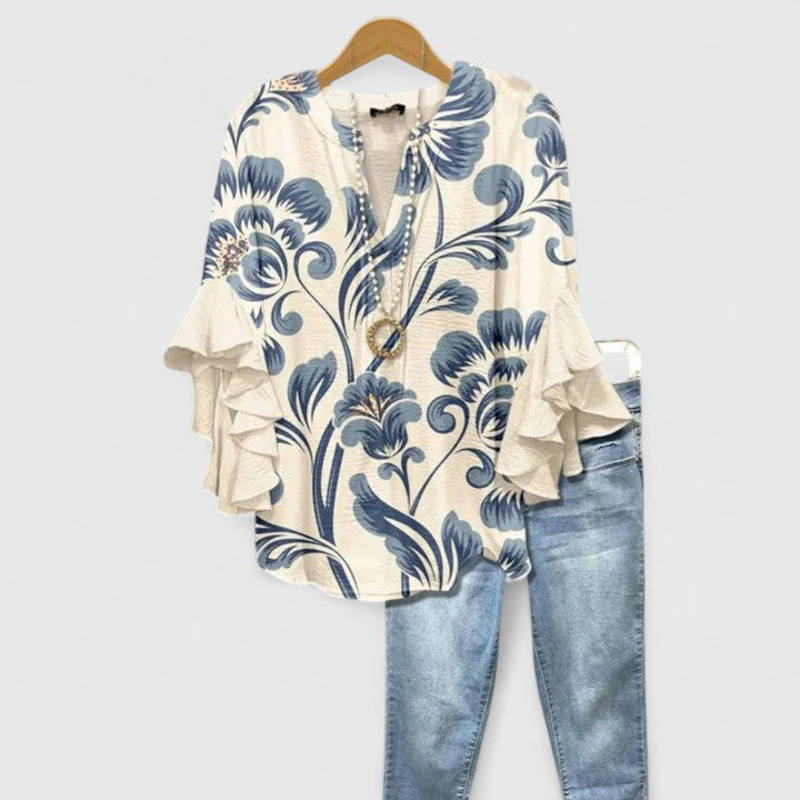 Soft Relaxed Fit Women's Blouse - Olytrend