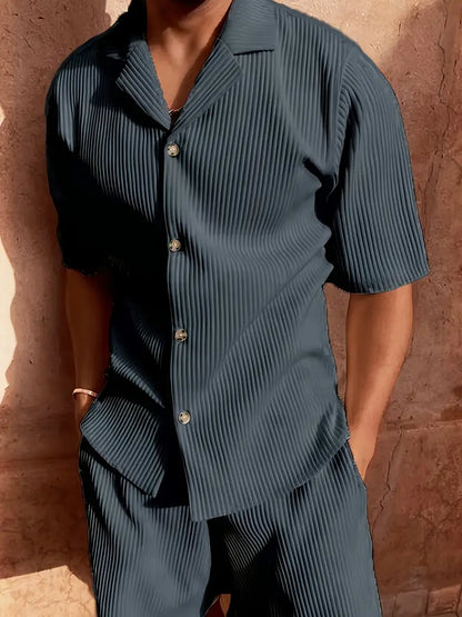 Relaxed Linen Beachwear Outfit Set