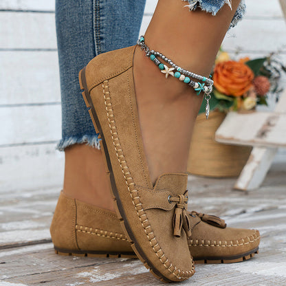 Elegant Bow Slip On Shoes for Women