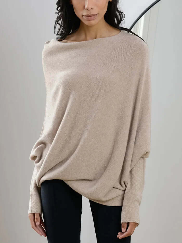Women's Oversized Off Centre Sweater
