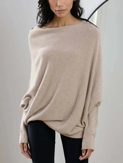 Women's Oversized Off Centre Sweater