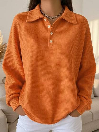 Classic Knit Polo Pullover