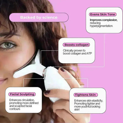 7-in-1 LED Face Firming & Massage Tool – Vénera-White-Nora Luxe