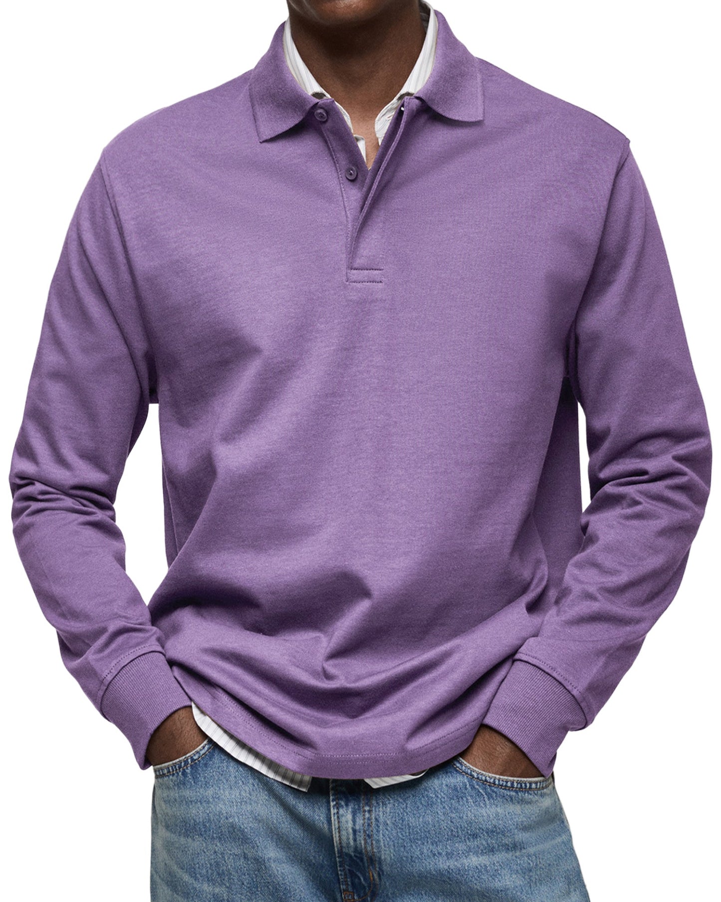 Classic Fit Men's Polo Shirt with Collar