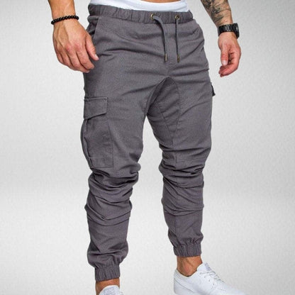 Comfortable Men's Jogger Pants with Elastic Waist