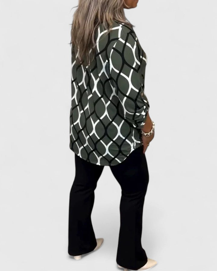 Chic Women's Floral Blouse
