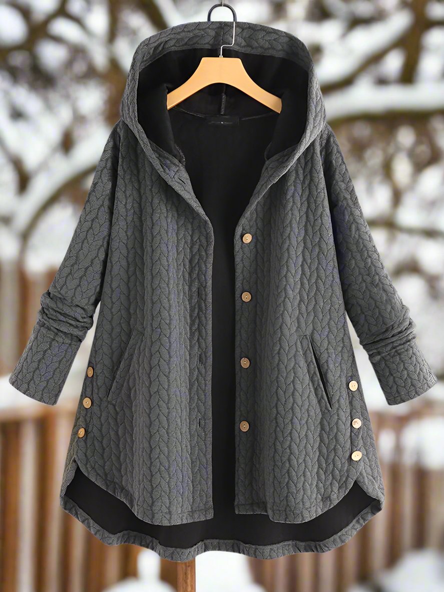 Cozy Oversized Hooded Women's Jacket