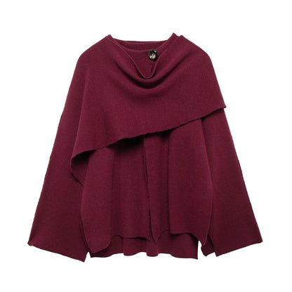 Classic Wool Cape Coat