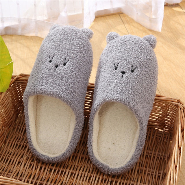 Cozy Women's Holiday Fuzzy Slippers